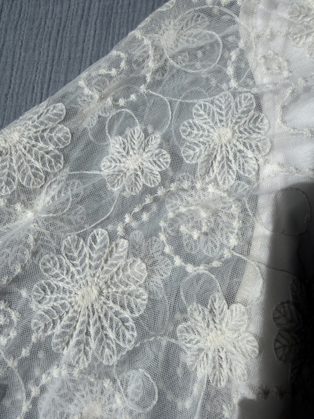 Vintage Cream Lace Boho Tunic Top - Picture 8 of 8